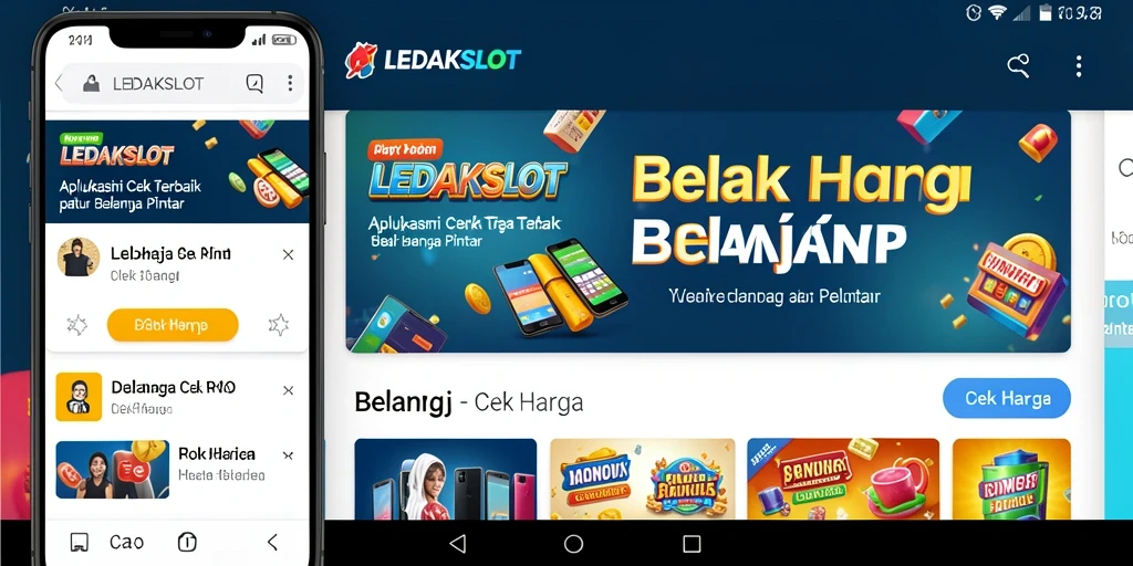 Antarmuka LEDAKSLOT yang sederhana dan fungsional untuk cek harga.