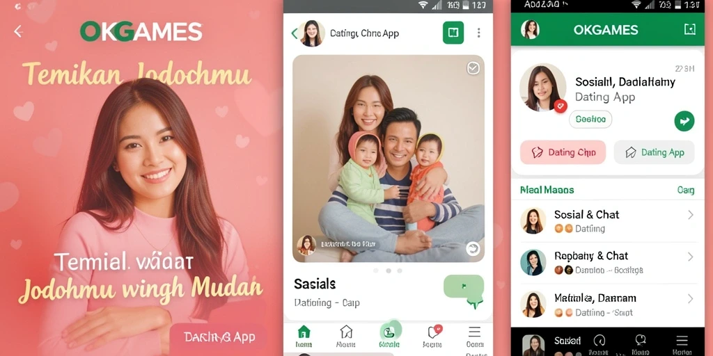Tampilan antarmuka utama OKGAMES yang menarik dan ramah pengguna.