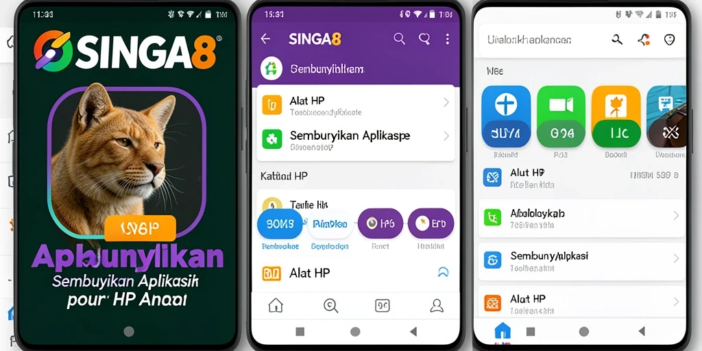 Antarmuka SINGA8 yang sederhana dan mudah digunakan.